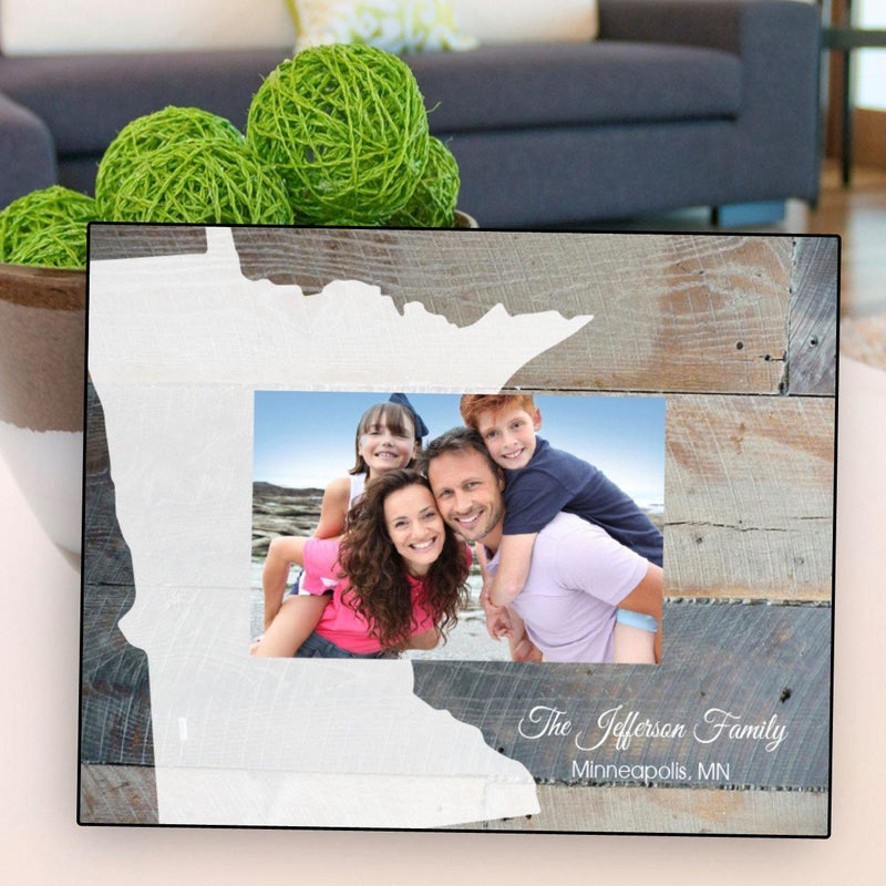 Personalized Souvenir Home State Frame Picture Frames