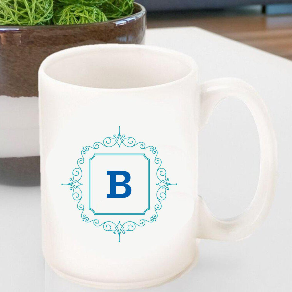 Initial Motif Coffee Mug