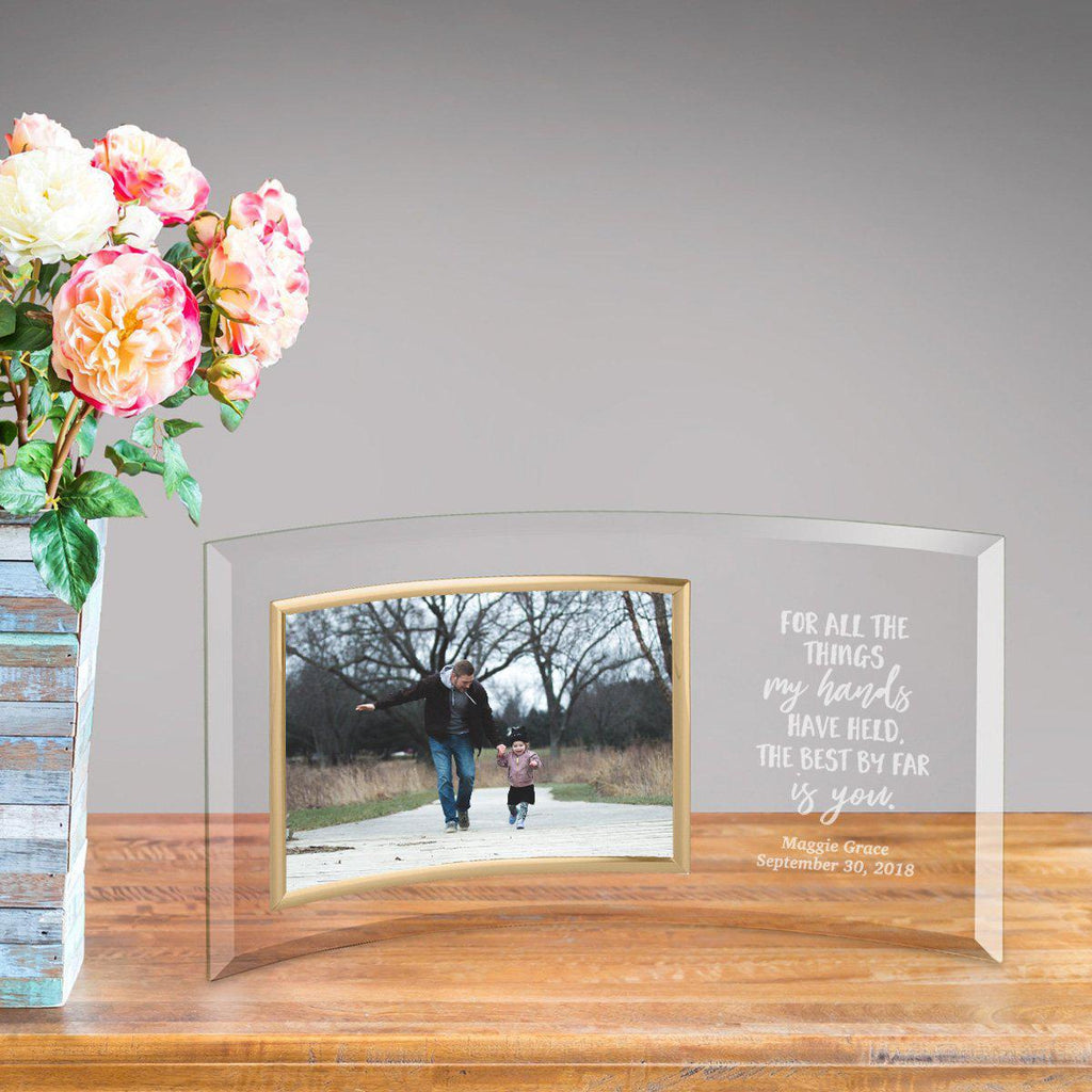 Personalized Children the Best Is You Glass Picture Frame