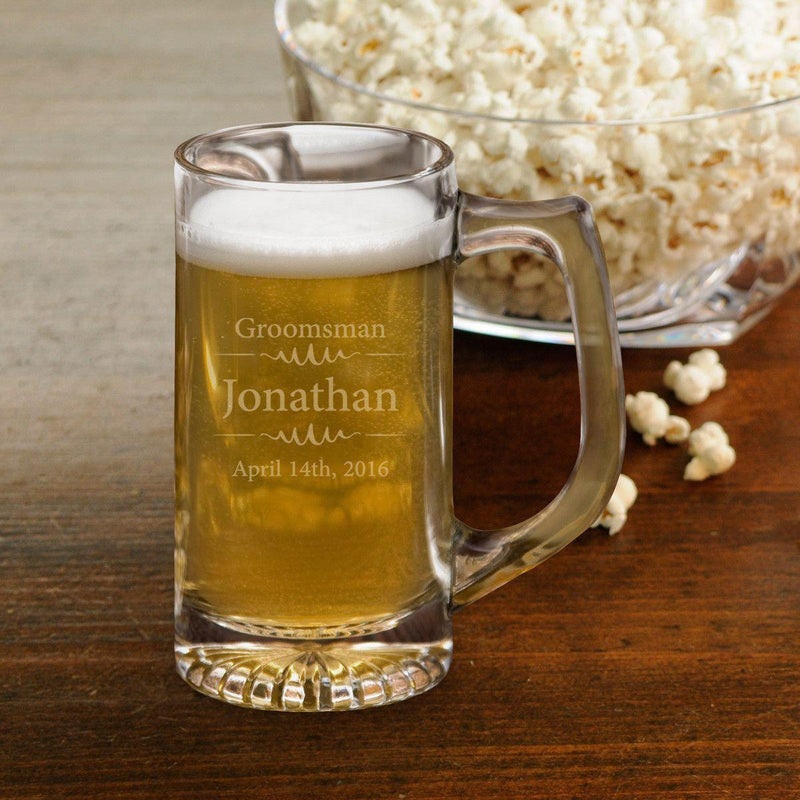 Personalized Groomsman Sports Mug 12 oz.