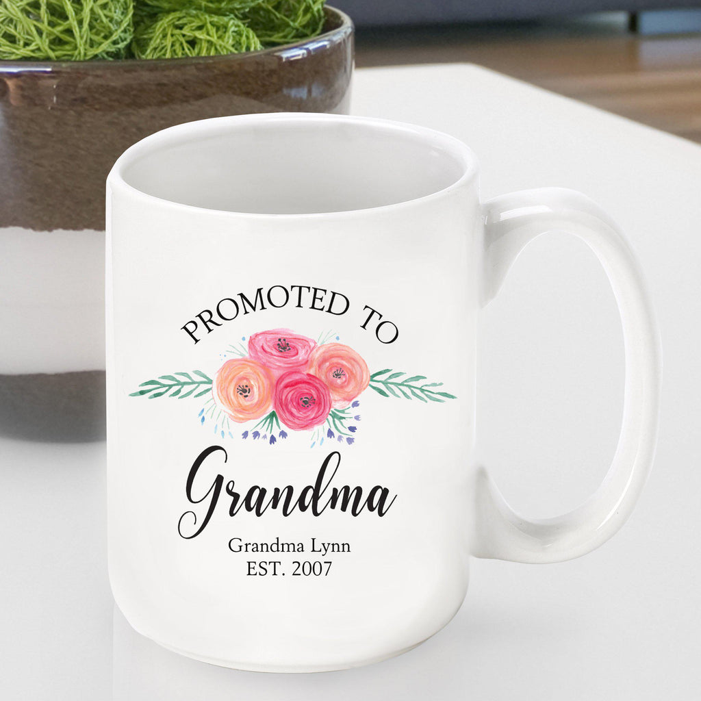 Promoted To Grandma Coffee Cup