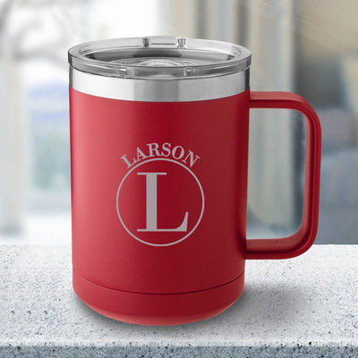 Personalized 15 oz. Tumbler Mug – Red