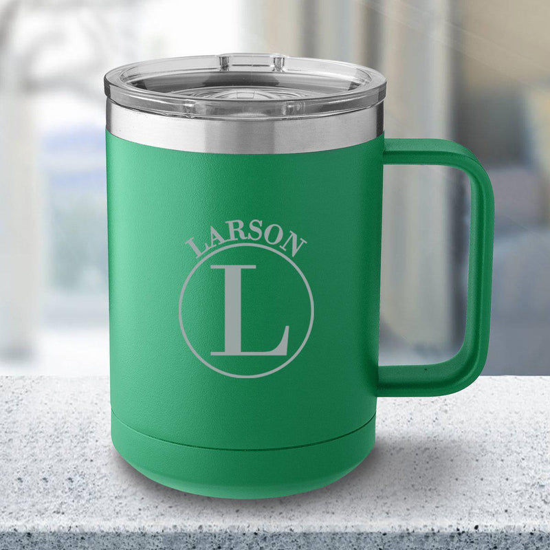 Personalized 15 oz. Tumbler Mug – Green