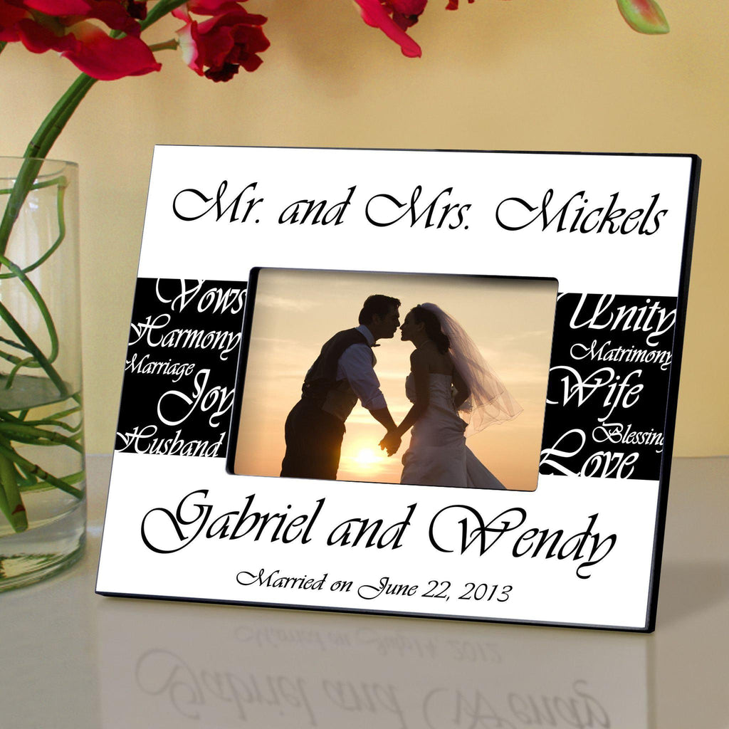 Personalized Mr. and Mrs. Picture Frames
