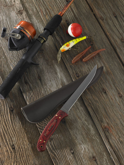 Personalized Filet Knife – Wood Handle