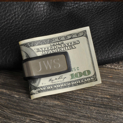 Personalized Stainless Steel Sporty Fit Money Clip