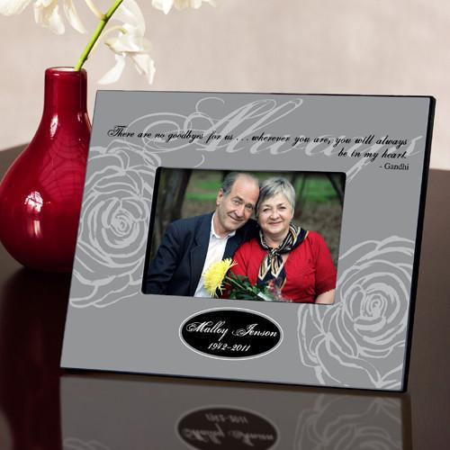 Personalized Always Memorial Picture Frame – Gray
