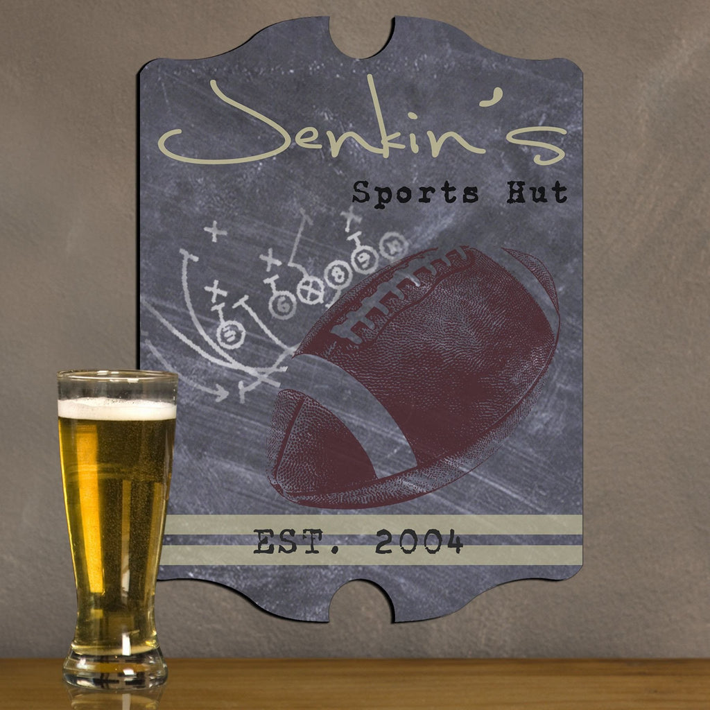 Personalized Vintage Tavern Pub Sign – Football
