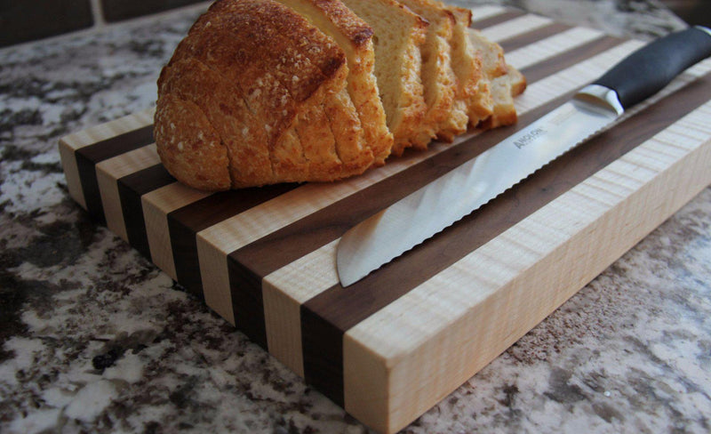 Butcher Block Cutting Board Walnut/Maple 15×10