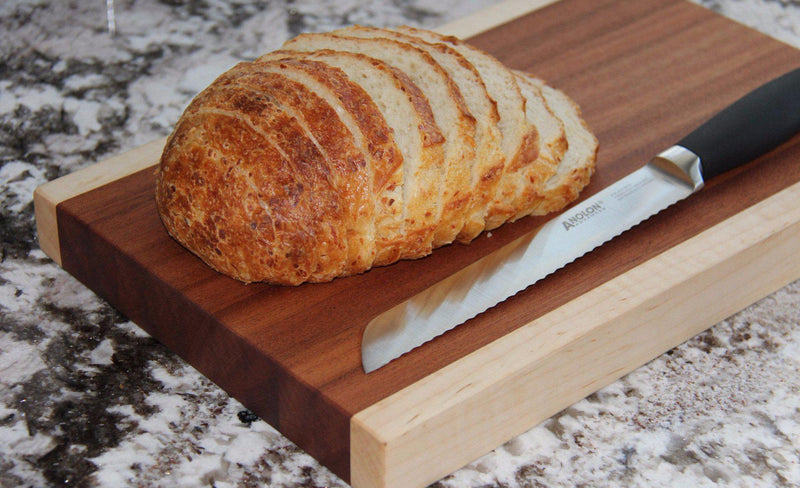 Butcher Block Cutting Board Walnut/Maple 15×10