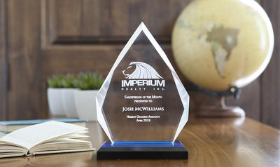 Custom Acrylic Diamond Impress Award