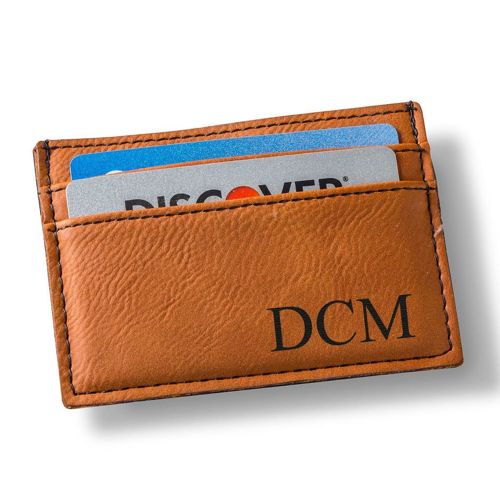 Personalized Rawhide Money Clip & Wallet