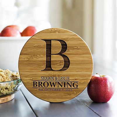 Personalized Solid Bamboo Trivets