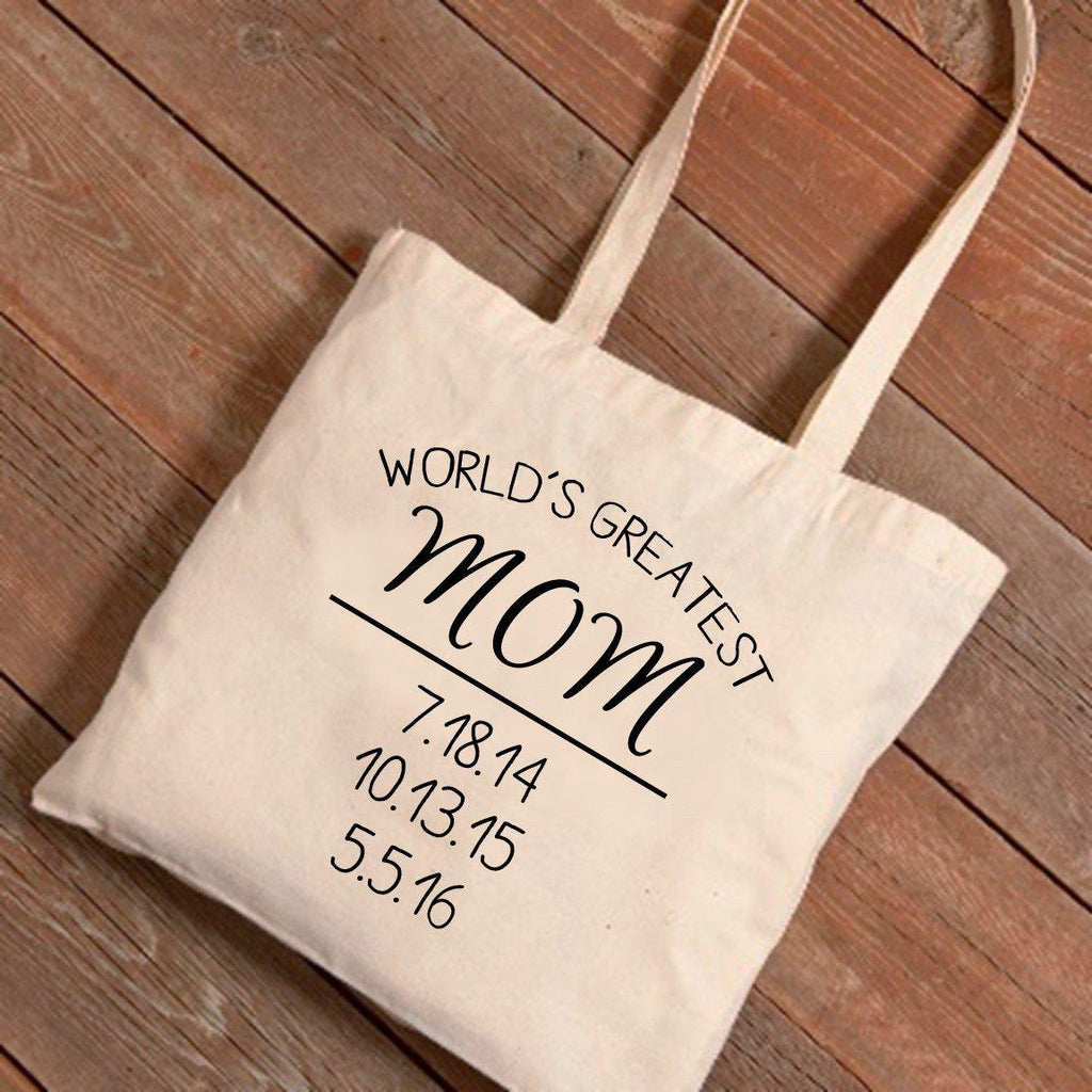 Personalized Tote Bags – World’s Greatest Mom