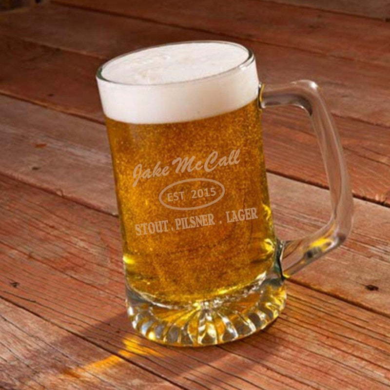 Personalized His Pub 25oz Sports Mug