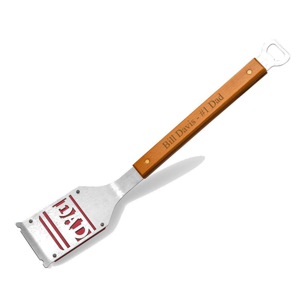Personalized #1 Dad Grill Brush