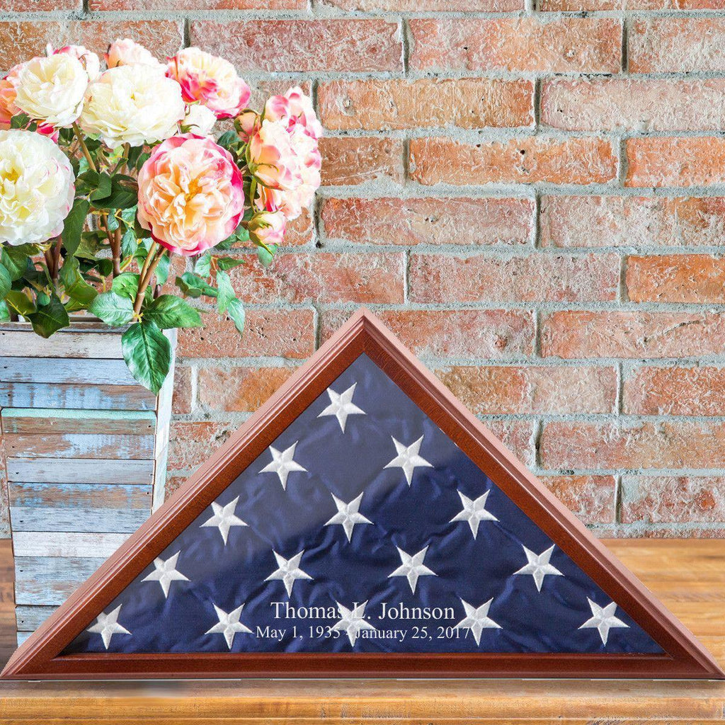Personalized Flag Display Case