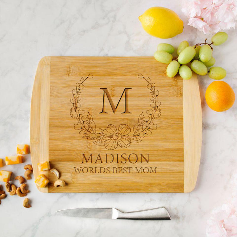 Personalized Mother’s Day Cutting Board 11×14 (Rounded Edge)