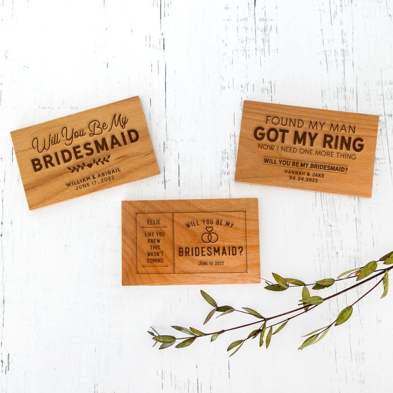 Personalized Bridesmaid Proposal Cards
