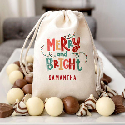 Personalized Small Holiday Gift Bags