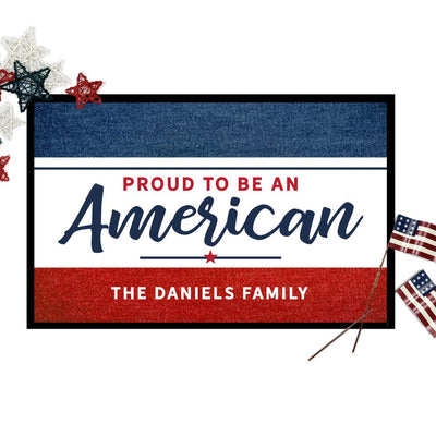 Personalized Patriotic Doormats