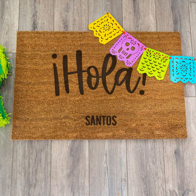 Personalized Espanol Coir Doormats