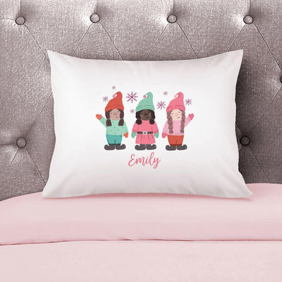 Personalized Girls Christmas Pillowcases