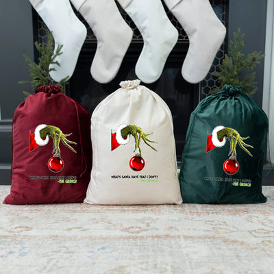 What’s Santa Have – Gift Bags (Velvet)