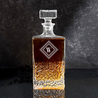 Monogrammed Kinsale Whiskey Decanter