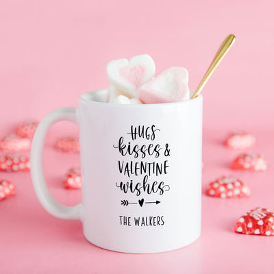 Personalized Valentine’s Day Mugs – Calligraphy Designs