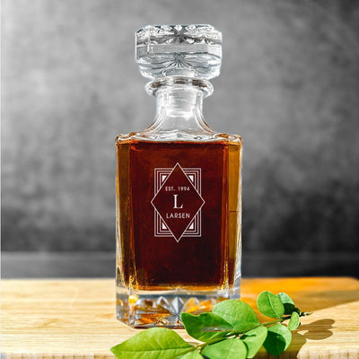 Personalized Square Decanter – Modern Designs
