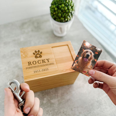 Personalized Wooden Pet Urn