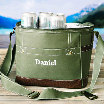 Personalized Insulated Trail Cooler Bag –  Holds 12 Pack