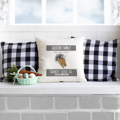 Personalized Vintage Farmhouse Easter Throw Pillow Covers