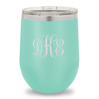 Personalized Teal 12oz. Insulated Wine Tumbler