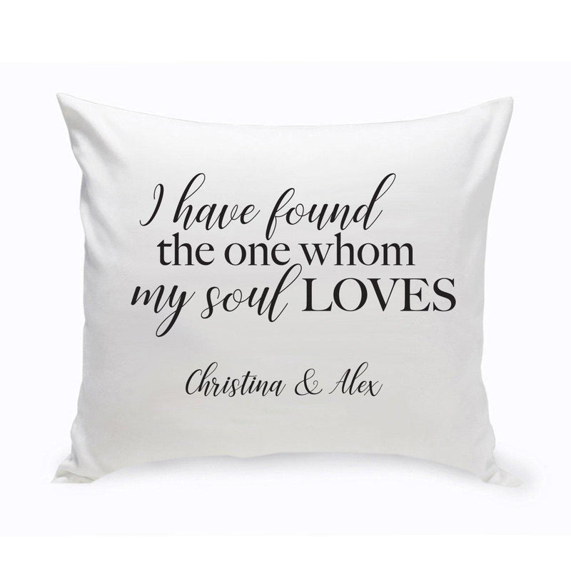 Personalized Solomon Throw Pillow (Insert Included)