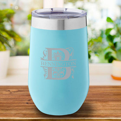 Personalized Mint Travel Tumbler 16oz.
