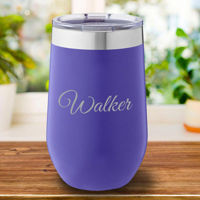 Personalized Purple Travel Mug 16oz.