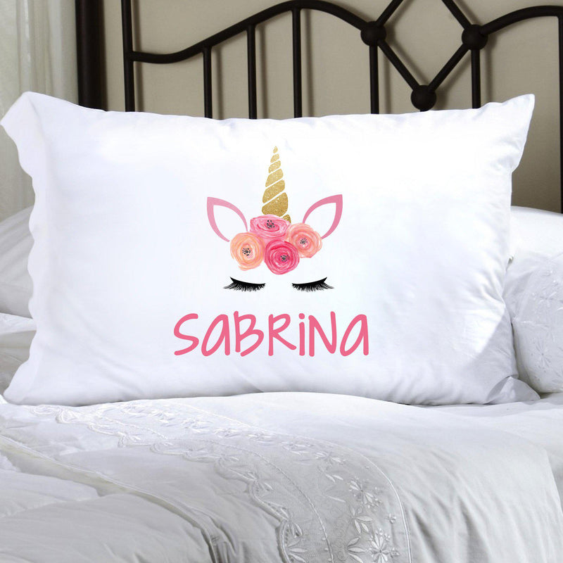 Personalized Kids’ Unicorn Pillowcase